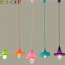 Axyaa Colorful Silicone Pendant Light Decor Home Lighting E27 Hanging Lamp