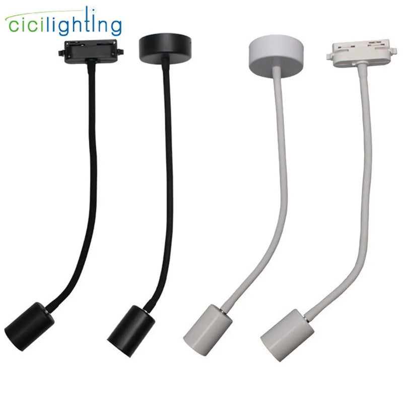 Axyaa Gooseneck Ceiling Light: Adjustable Industrial LED Spot Lamp