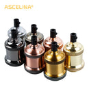 Axyaa Industrial Retro Edison Lamp Base E27 Aluminum Socket Fixture