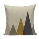 Axyaa Geometric Deer Pillow Cover - Nordic Home Decoration 45X45Cm