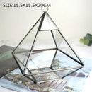 Axyaa Geometric Glass Vase Succulent Plants Terrarium Home Decoration