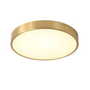 Axyaa Nordic Copper LED Ceiling Lights - Modern Minimalist Acrylic Ceiling Lamps
