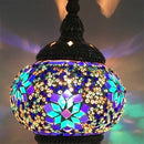 Axyaa Mediterranean Style Glass Mosaic Table Lamp