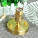 Axyaa Nordic Glass Copper LED Ceiling Light Vintage Ceiling Lamp
