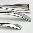 Axyaa Silver Stainless Steel Cutlery Set: 4Pcs Dinnerware Fork Knife Teaspoon