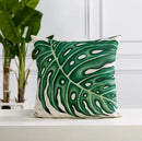Axyaa Tropical Palm Leaf Cushion Cover 45x45cm