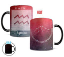 Axyaa Aquarius Constellations Ceramic Coffee Mug: Heat Sensitive Color Changing Magic Tea Cup