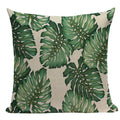 Axyaa Tree Green Cushion Cover: Green Decorative Flower Sofa Car Pillow