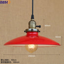 Axyaa Rustic Pendant Light Retro Vintage Edison Style Loft Industrial Lamp