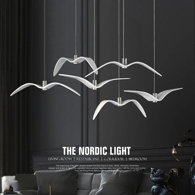 Brokis Night Birds Sky Pendant Lamp by Axyaa