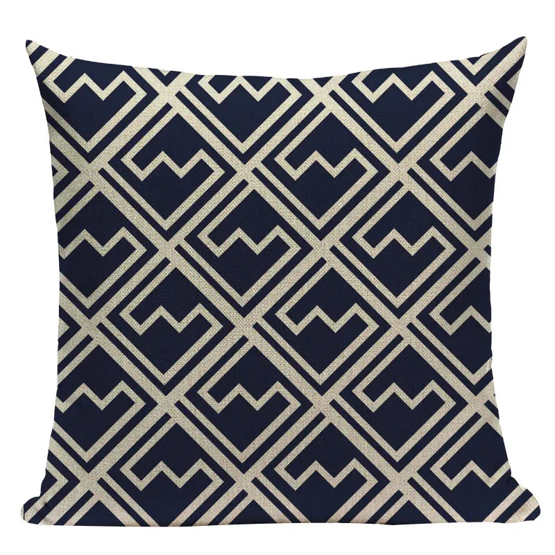 Nautical Anchor Throw Pillow Cover - Axyaa Branded Home Decor Collection