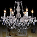 Axyaa Modern LED Crystal Chandelier | Luxury Bedroom Ceiling Lustres De Cristal