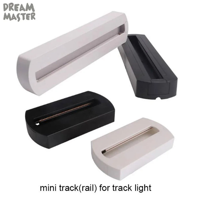 Axyaa Black & White Track Light Adapter Mount for Ceiling Light