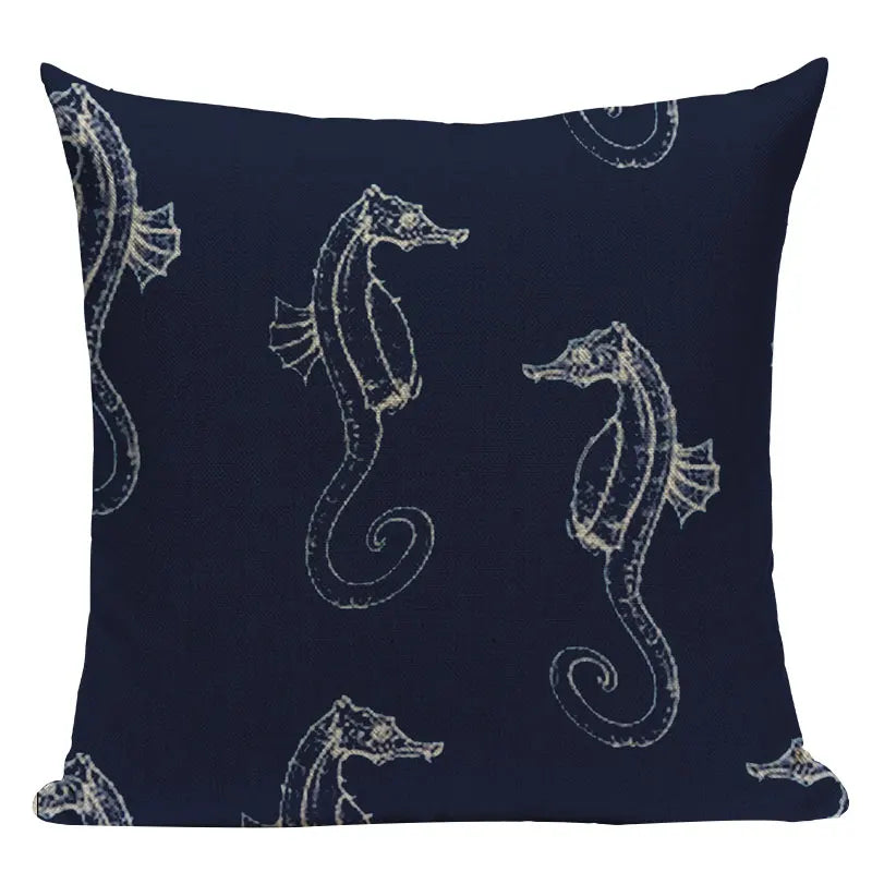 Nautical Anchor Throw Pillow Cover - Axyaa Branded Home Decor Collection