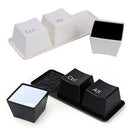 Axyaa Keyboard Cup Set: Ctrl Del Alt 3-Piece Fashion Cups, Black Color