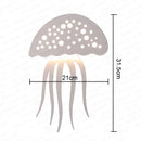 Axya LED Jellyfish Wall Lamp: Modern Nordic Indoor Decor for Bedside, Corridor, Aisle, Kids Room