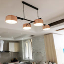 Axyaa Postmodern 4-Head Pendant Light for Dining Bar Office, Modern LED Suspension Lighting