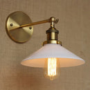 Axyaa Retro Glass Wall Lights - Rustic Loft Industrial Sconce