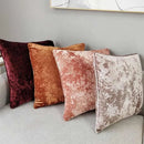 Axyaa Plush Fringed Soft Pillow Cover 50x50cm Solid Cushion for Home Decor