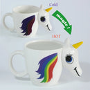 Axyaa Unicorn Color Changing Mug, 3D Ceramic Coffee Cup, Creative Gift