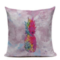 Colorful Pineapple Ananas Decor Cushion Cover by Axyaa - Modern Tropical Print