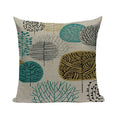 Axyaa Cartoon Plant Sofa Pillowcase - Multicolor Home Decoration