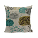 Axyaa Cartoon Plant Sofa Pillowcase - Multicolor Home Decoration