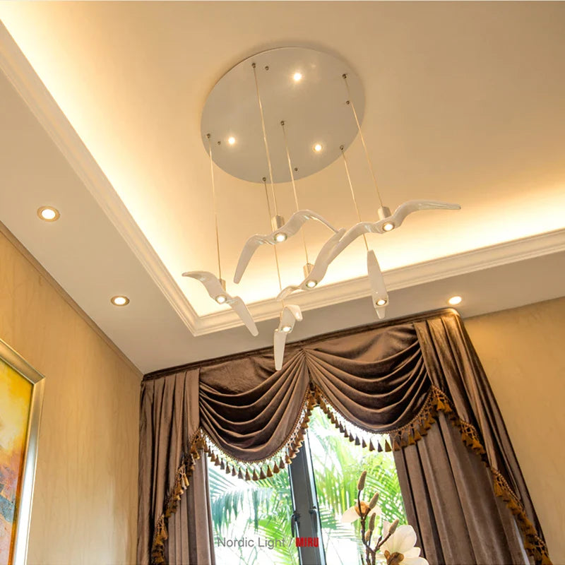 Brokis Night Birds Sky Pendant Lamp by Axyaa