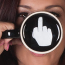 Axyaa Middle Finger Coffee Cup - Have A Nice Day Mug for Office Gifts