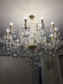 Axyaa 6/8/15/18 Arms Crystal Chandeliers & Pendants for Living Room
