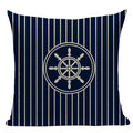 Nautical Anchor Velvet Throw Pillows for Home & Car Decor by Axyaa