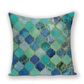Geometric Linen Cushion Cover for Home Decor - Axyaa's Stylish Throw Pillow Case
