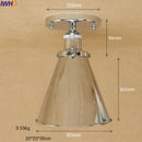 Axyaa Industrial Vintage Edison LED Ceiling Light Fixture