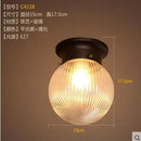 Axyaa Retro LED Ceiling Light - Industrial Vintage Style for Living Room
