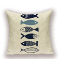 Axyaa Nordic Fish Cushion Covers – High Quality Decorative Pillows