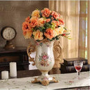 Axyaa Luxury Palace Resin Vase Figurine for Home Decor & Wedding Gift