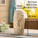 Axyaa Europe Gold Ceramic Vase: Creative Porcelain Decor for Home & Wedding
