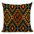 Axyaa Boho Plaid Stripes Pillow Cover 45x45cm Sofa Chair Custom Print Square