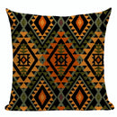 Axyaa Boho Plaid Stripes Pillow Cover 45x45cm Sofa Chair Custom Print Square