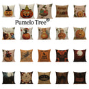 Halloween Skull Masquerade Cushion Cover - Axyaa Branded Decorative Throw Pillow Cover