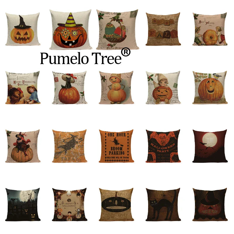 Halloween Skull Masquerade Cushion Cover - Axyaa Branded Decorative Throw Pillow Cover