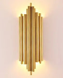Axyaa Gold Metal Sconces LED Wall Lamp Indoor Lighting Fixtures