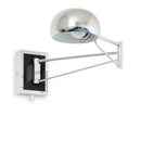 Axyaa Modern Metal Wall Lamp with Scalable Long Arm for Bedside, Work, and Reading