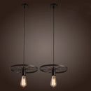 Axyaa Industrial Wheel Chandelier for Cafe, Bar, and Dining Room