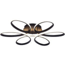 Axya Dimmable LED Ceiling Light for Living Room, Bedroom with Remote Control