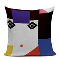 Axyaa Japanese Print Linen Cushion Covers - Fuji Kimono Girl Sea Theme