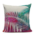 Axyaa Tropic Tree Green Cushion Cover - Summer Style Decorative Pillow for Sofa