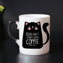 Axyaa Color Change Ceramic Coffee Mug, Heat Reveal Magic Cup, Fashionable Gift