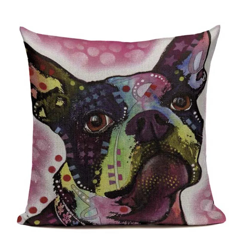 Axyaa Luxury Animal Pillow Case - 45x45cm Square Custom Cushion