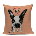 Axyaa Luxury Animal Pillow Case - 45x45cm Square Custom Cushion